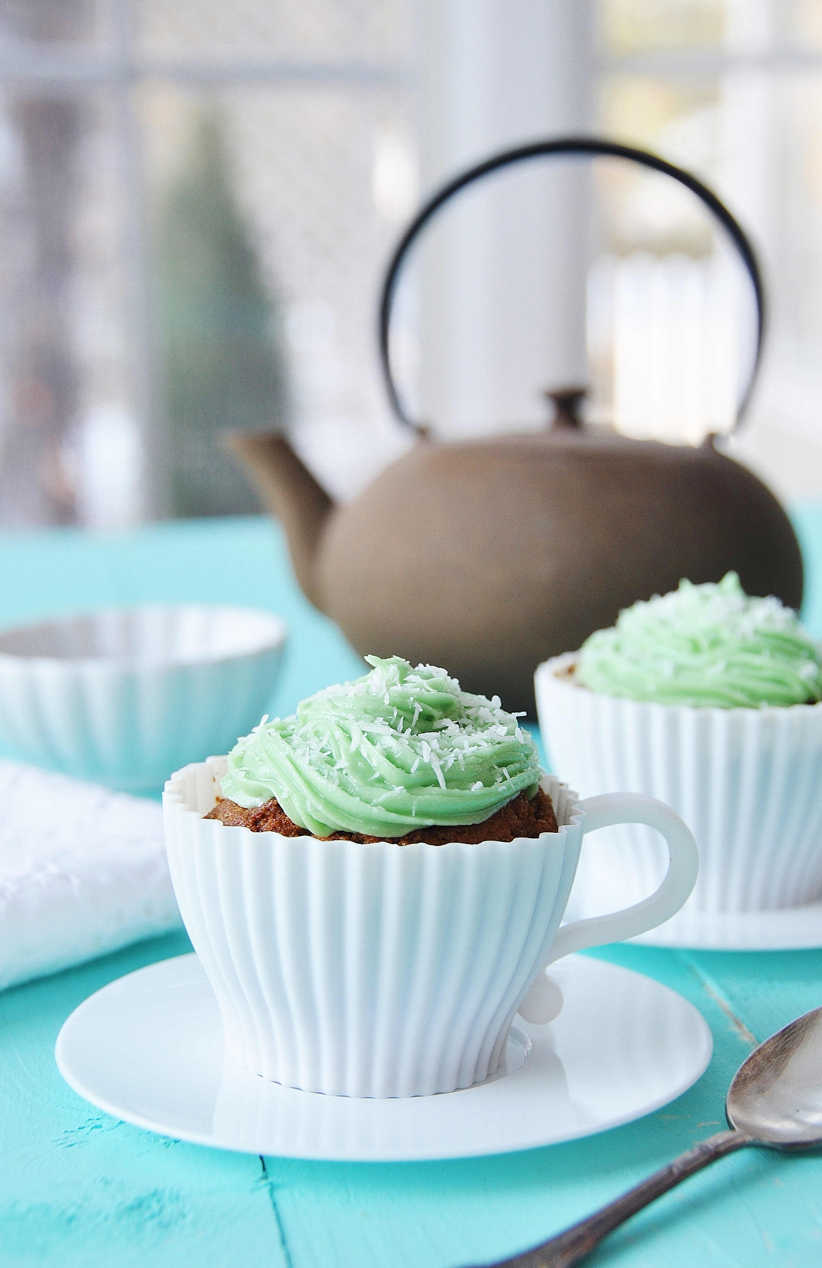 Vegan Matcha Green Tea Cupcakes Veganosity