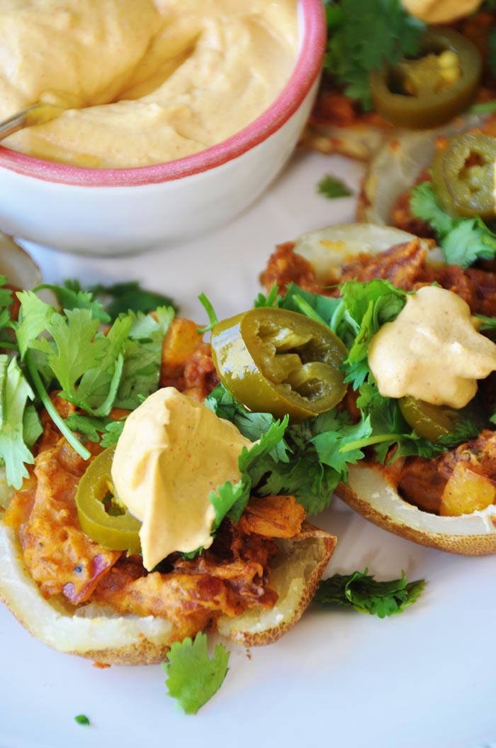 Vegan Stuffed Mexican Potato Skins Veganosity