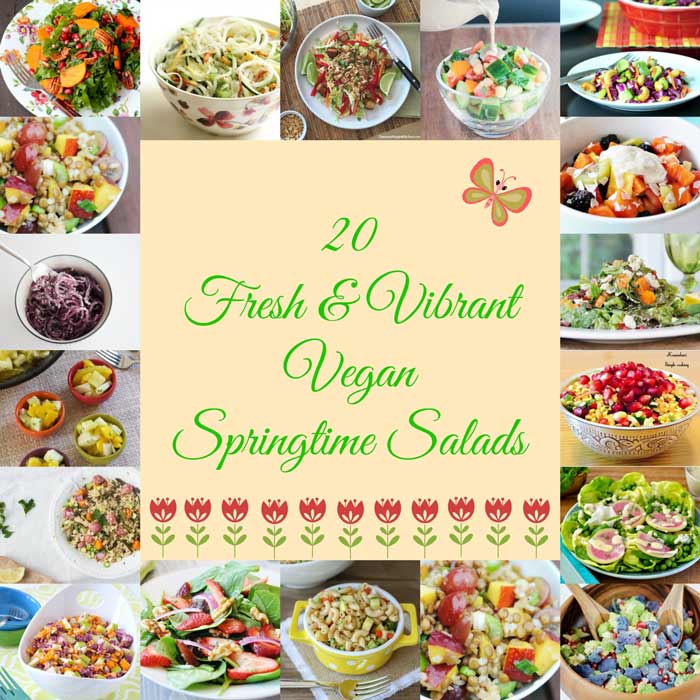 20 Fresh & Vibrant Vegan Springtime Salads