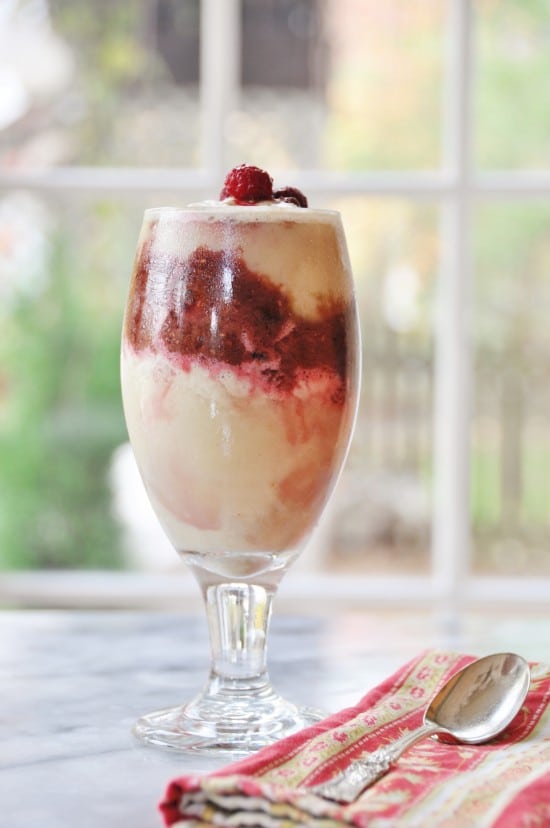 Vegan Peanut Butter and Jelly Smoothie