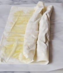 Rolled Phyllo Dough
