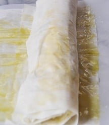 Rolled Phyllo Dough