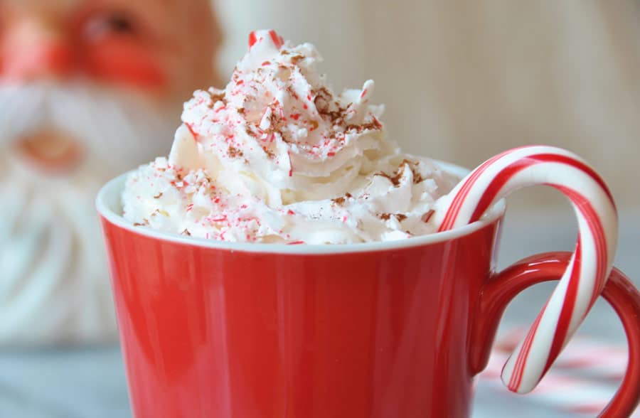 Vegan Peppermint Mocha! Make your own peppermint mocha at home. This recipe is easy and delicious. www.veganosity.com