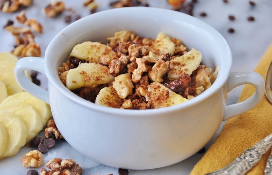 Vegan Chocolate Banana Bread Oatmeal