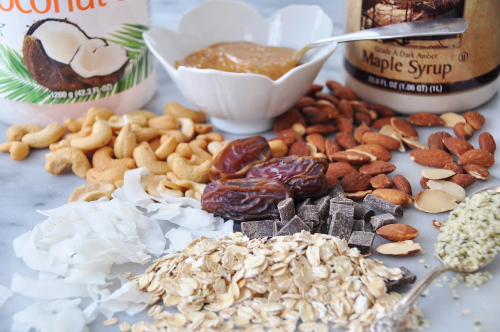 Orange Coconut Granola Ingredients