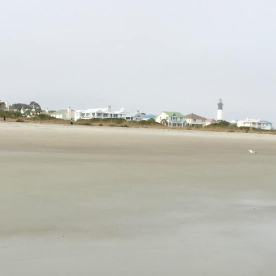 Beach houses on Tybee Island, GA