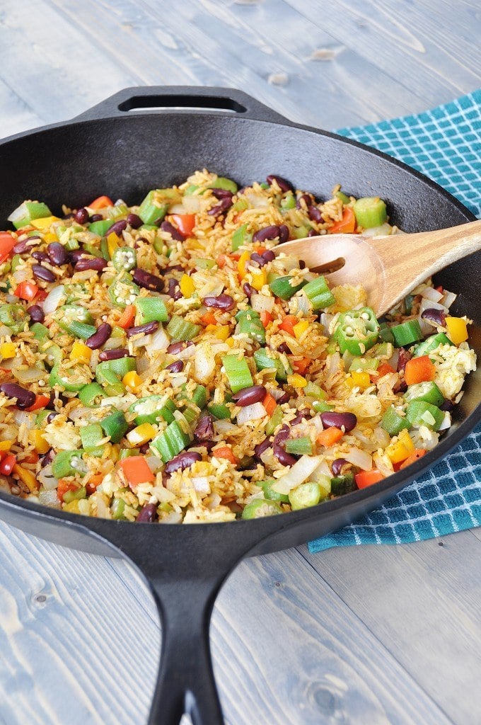 Vegan Creole Fried Rice