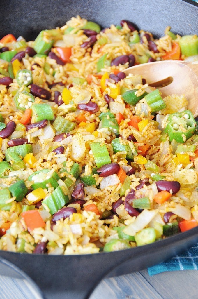 Vegan Creole Fried Rice