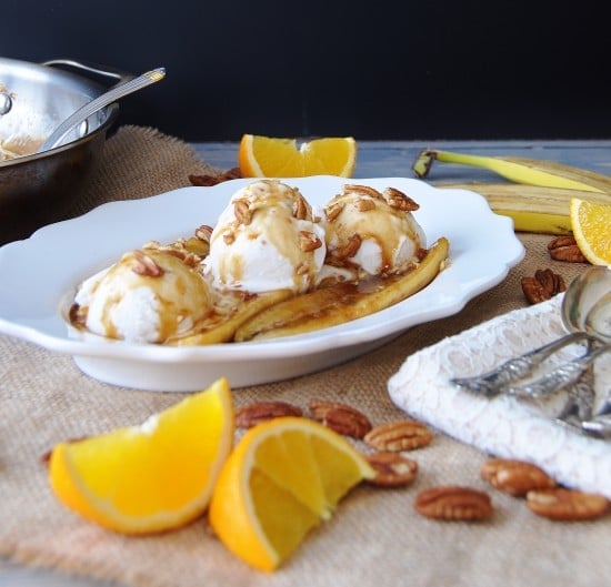 Vegan Bananas Foster