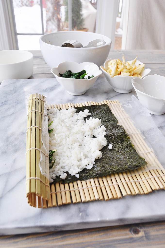 How to Make a Vegetable Sushi Roll