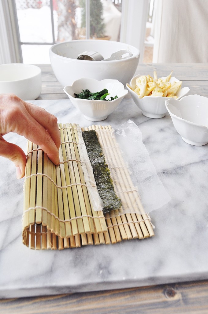 How to Make a Vegetable Sushi Roll
