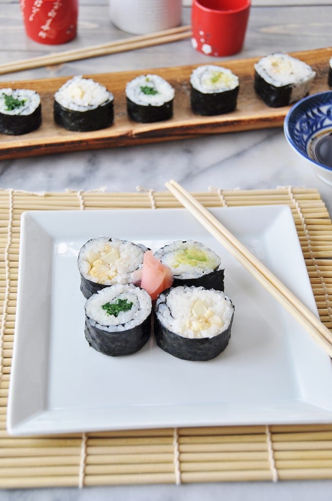 Vegetable Sushi Rolls