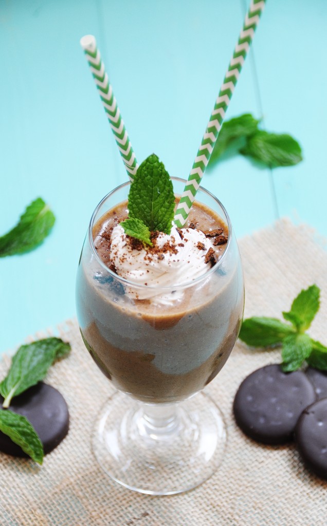 Vegan Girl Scout Thin Mint Shake