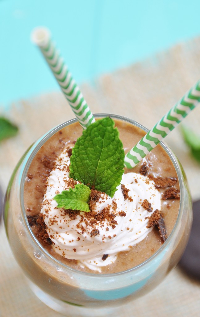 Vegan Girl Scout Thin Mint Shake