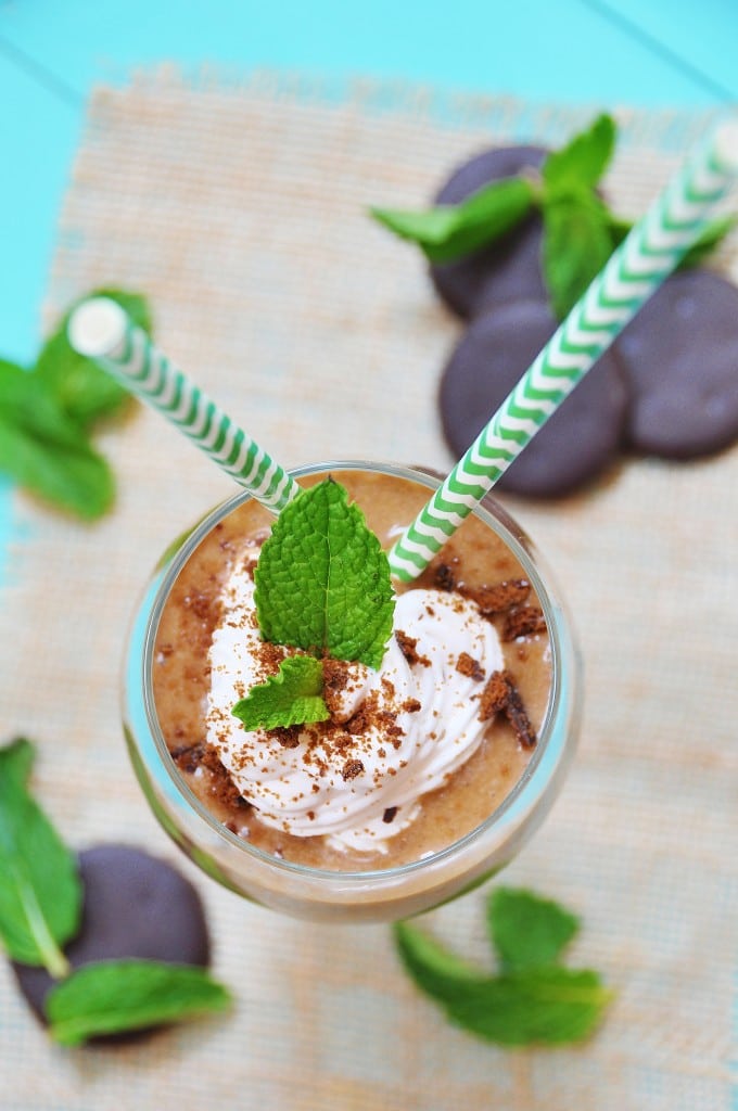 Vegan Girl Scout Thin Mint Shake