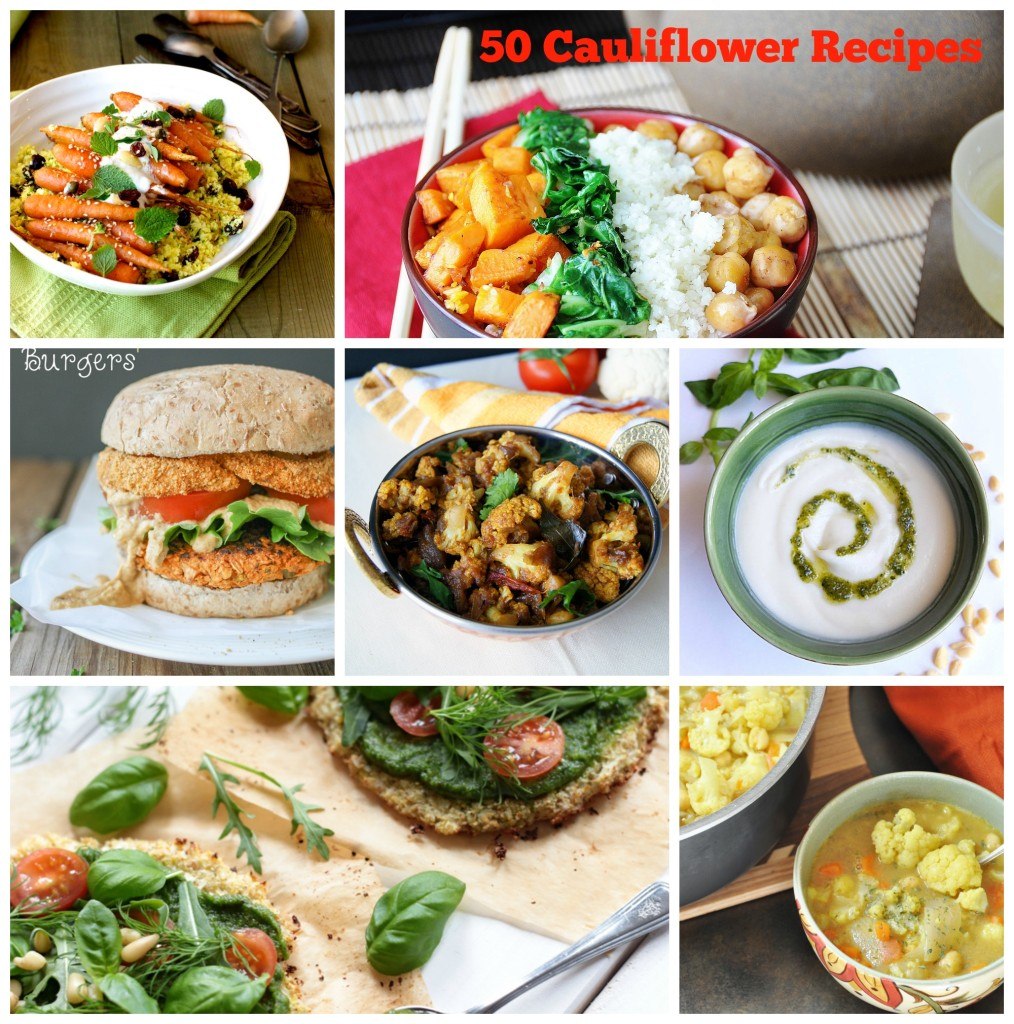 cauliflower collage