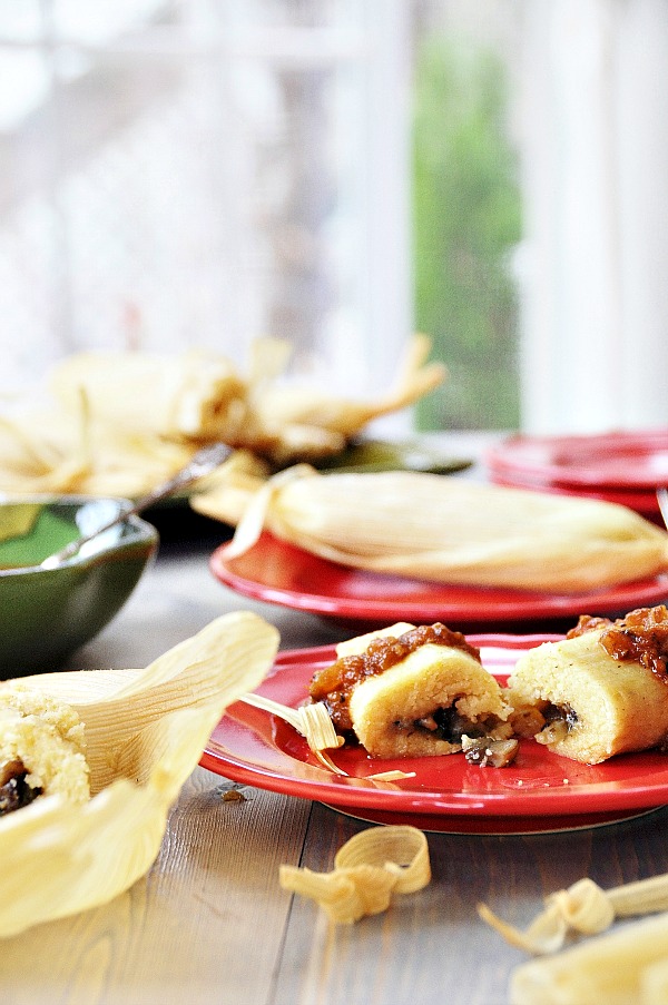 Mushroom Tamales - Vegan & Gluten Free