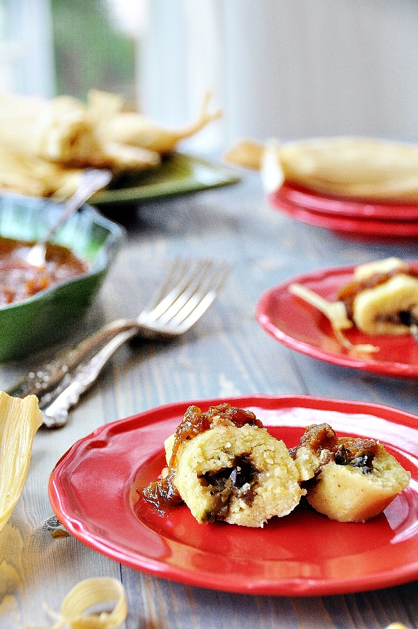Mushroom Tamales - Vegan & Gluten Free