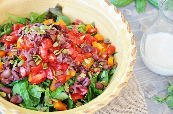 Vegetable & Herb Chopped Salad & Treeline Cheese Review