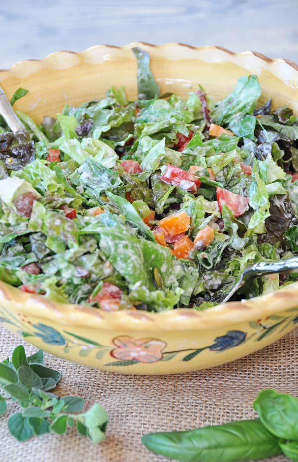 Vegetable & Herb Chopped Salad & Treeline Cheese Review