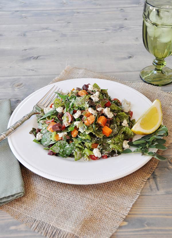 Vegetable & Herb Chopped Salad & Treeline Cheese Review