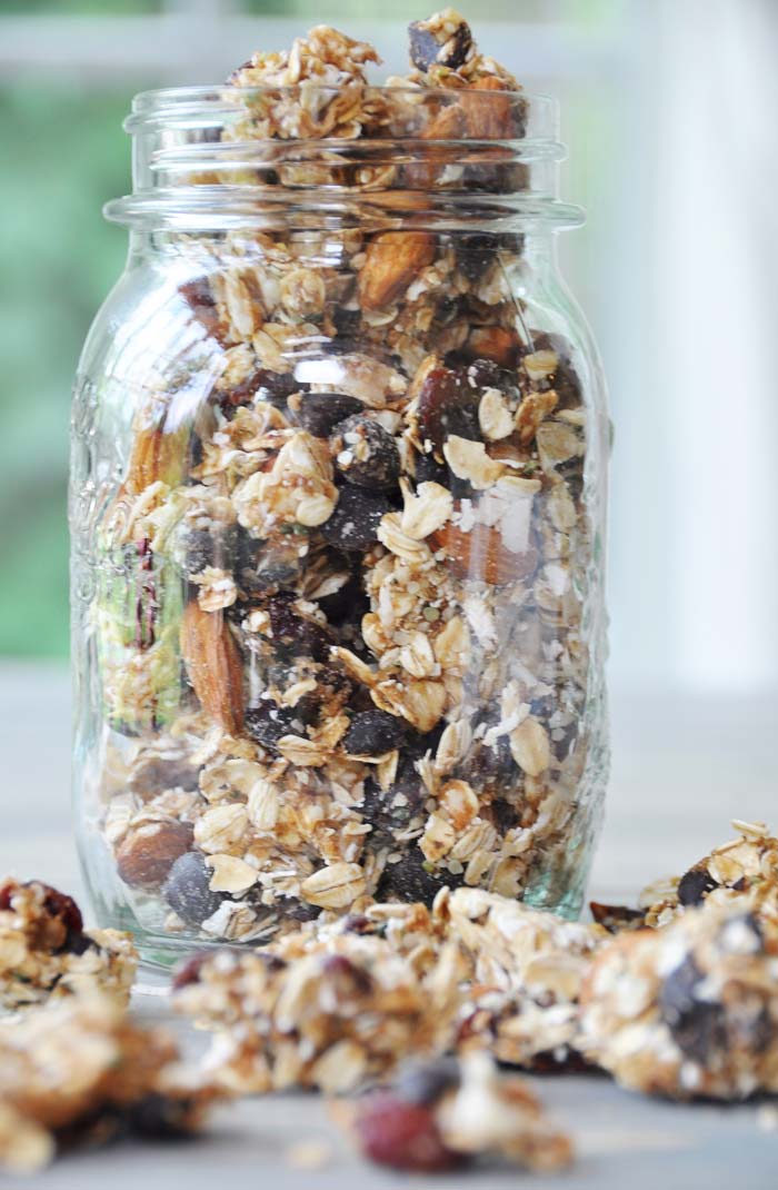 No Bake Cherry Chocolate Granola
