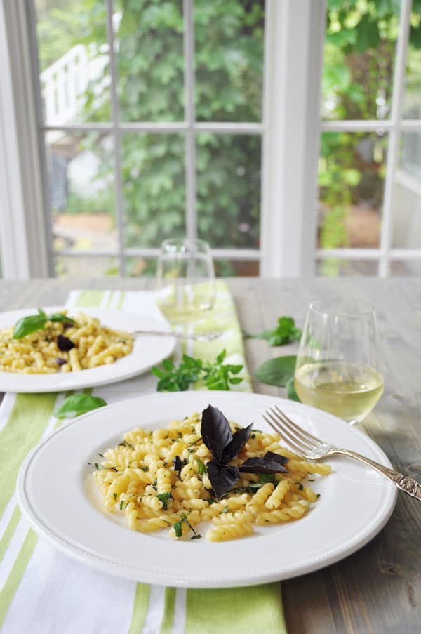 Fresh Herb Gemellini Pasta