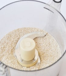 Ground Oats in a food processor