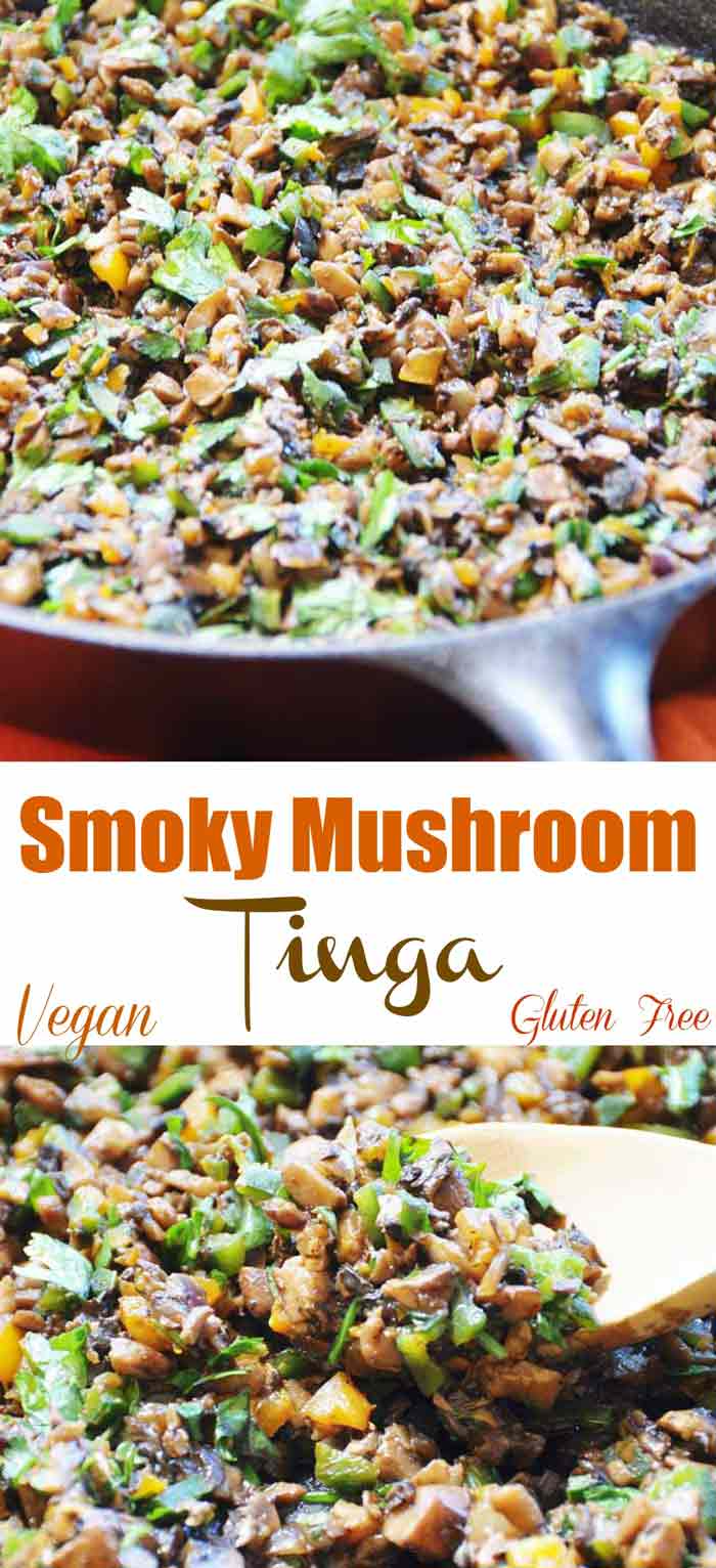Smoky Mushroom Tinga (Vegan and Gluten-Free)