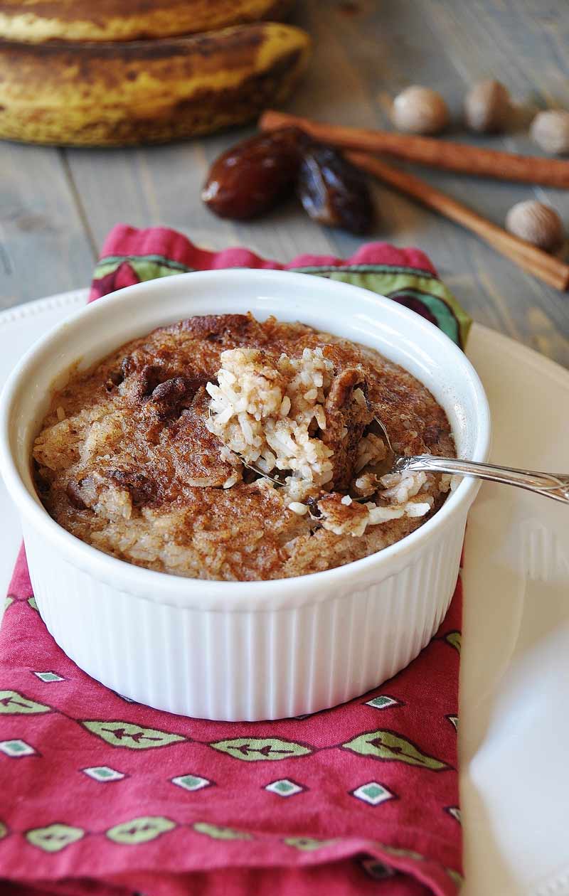 Vegan NOG Rice Pudding (Dairy and Egg Free) - Veganosity