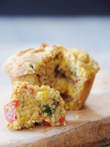 Savory-Vegan-Corn-and-Pepper-Breakfast-Muffins