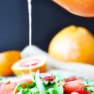 Winter Citrus & Arugula Salad with Cranberry Orange Dressing