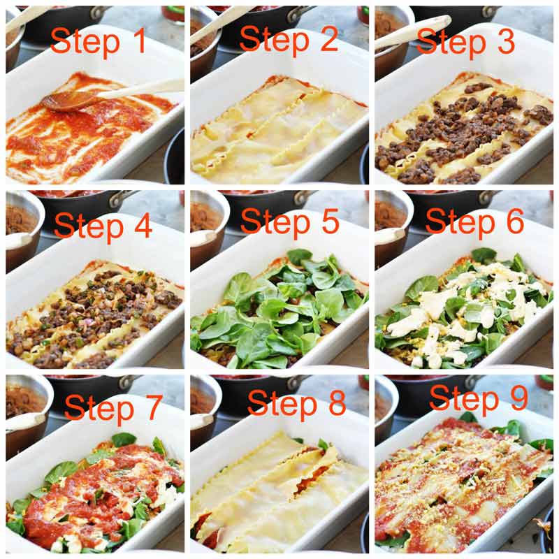 how to make italian lasagna step by step
