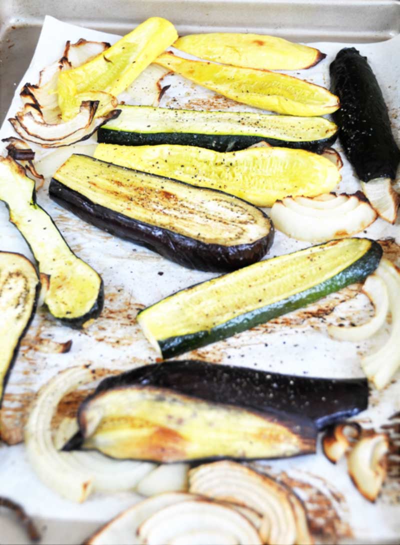Roasted Veggie, Black Bean & Quinoa Burritos! One tortilla filled with hearty and healthy plant-based vegan food. One of my new favorite recipes. www.veganosity.com