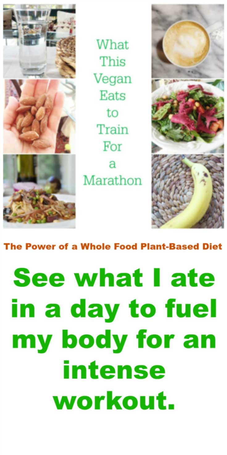What This Vegan Easts to Train for a Marathon! See what I ate and what I did. www.veganosity.com