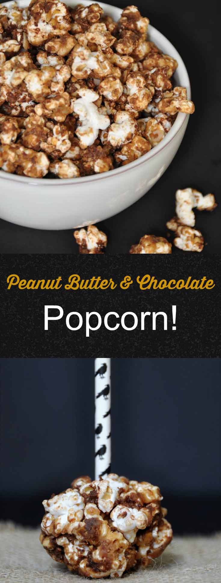 Air popped popcorn blended with peanut butter, chocolate, cashews, and coconut! The perfect snack! www.veganosity.com