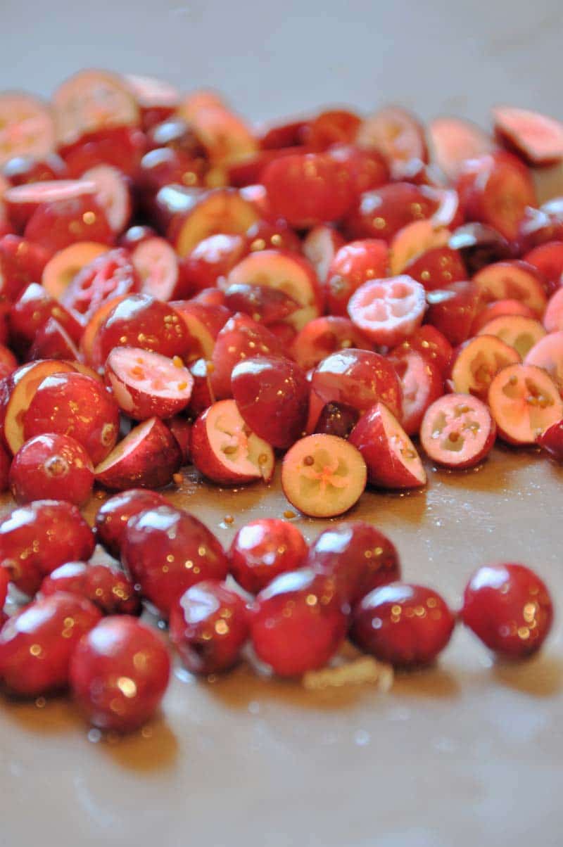 Raw cranberries