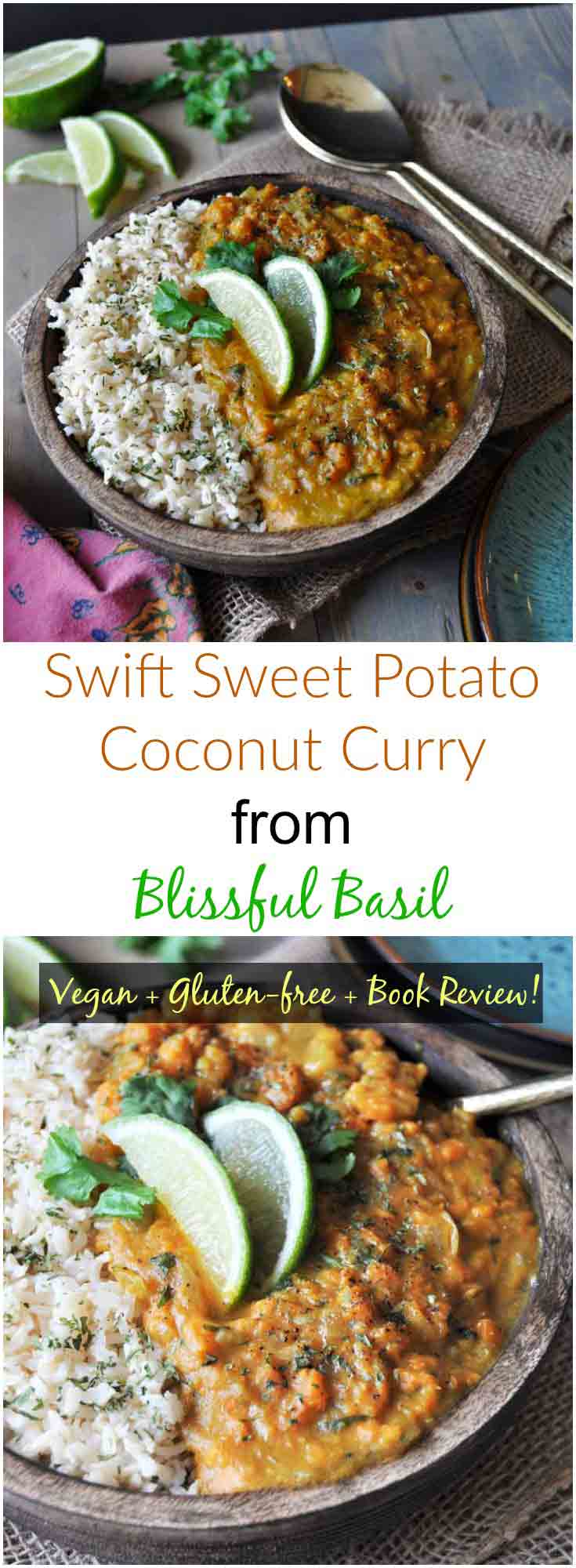 Savory sweet potato curry! Vegan, healthy, gluten-free, and delicious! www.veganosity.com