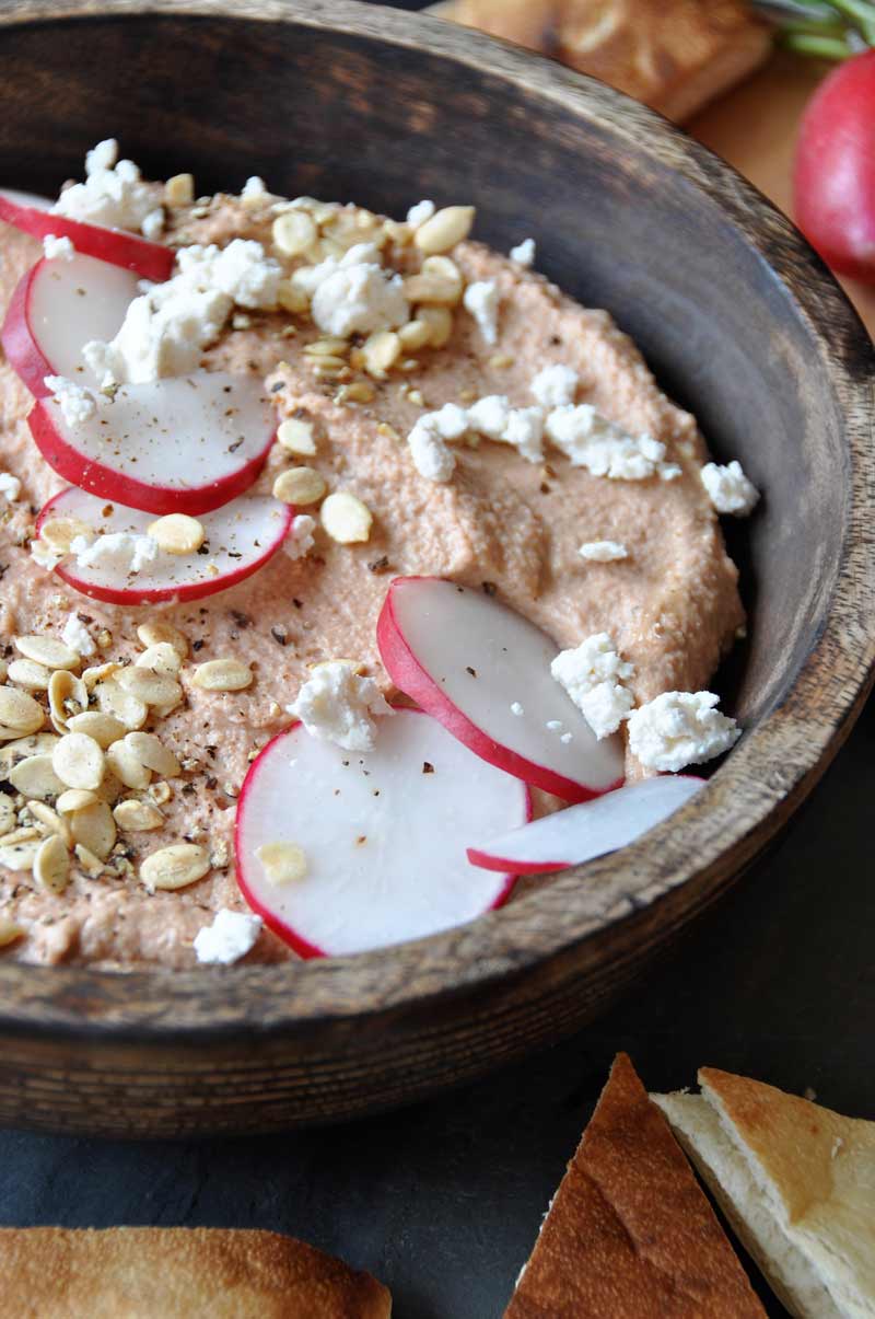 Tahini and Beet Hummus Veganosity
