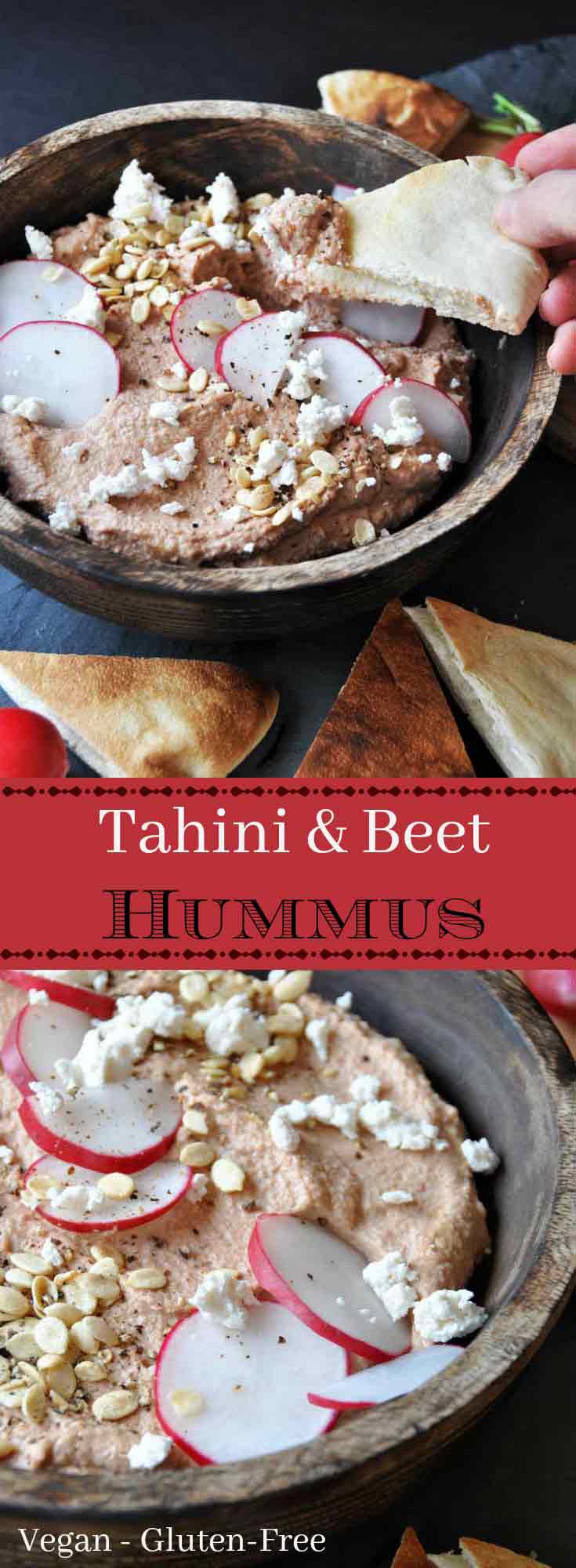 Tahini and Beet Hummus Veganosity
