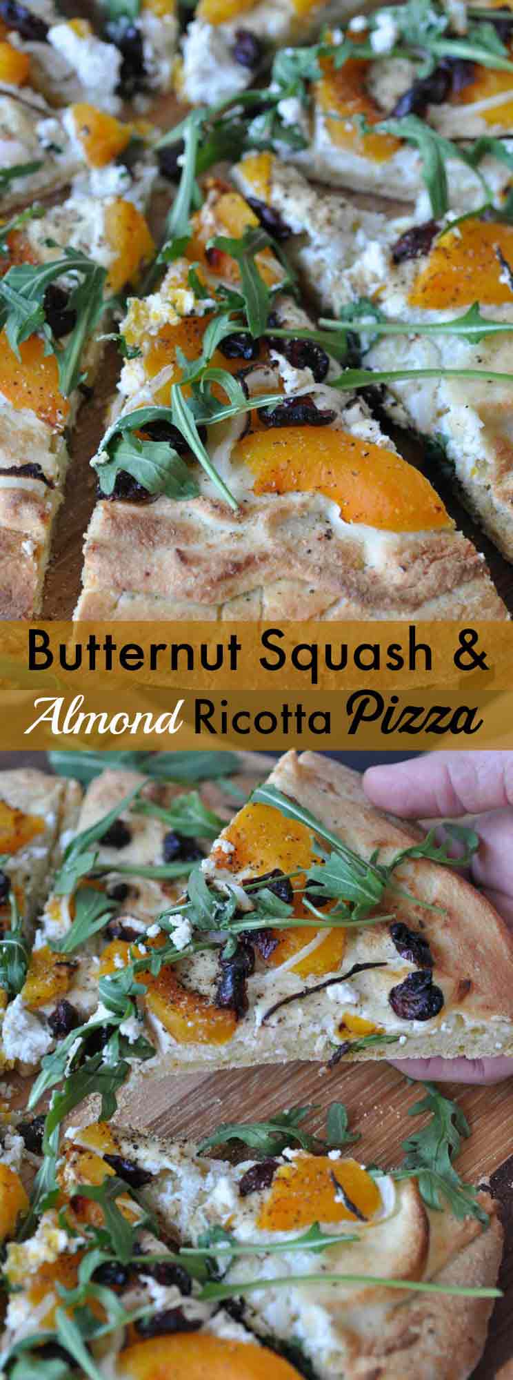 Butternut Squash and Almond Ricotta Pizza - Veganosity