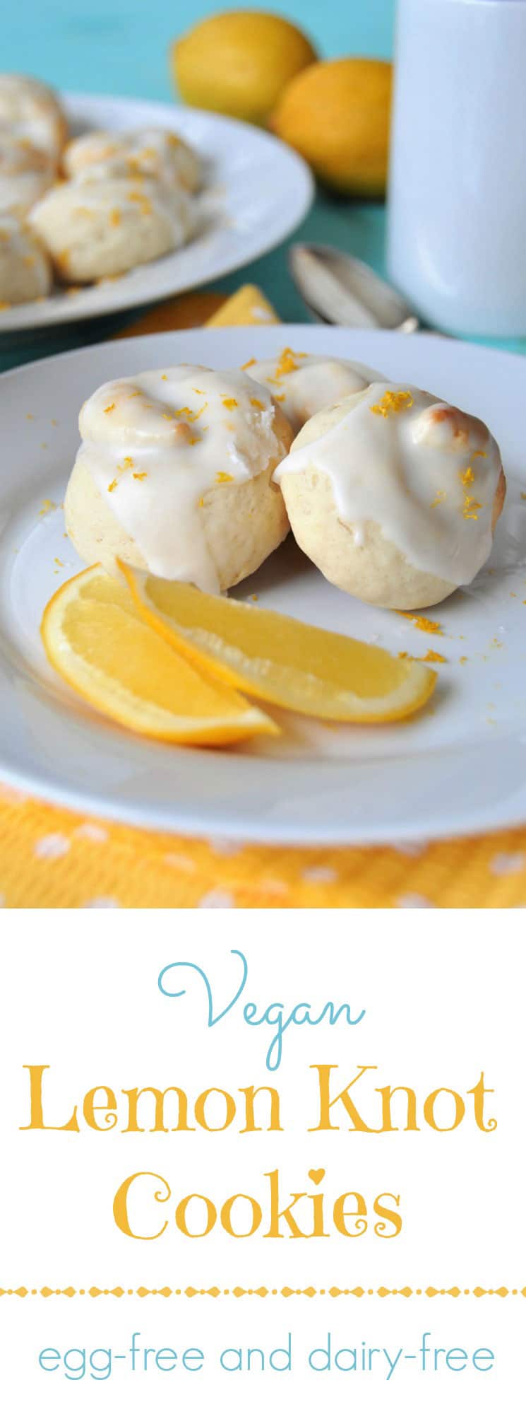 Vegan lemon knot cookies just like the ones I used to buy at Starbucks! Egg-free and dairy-free.