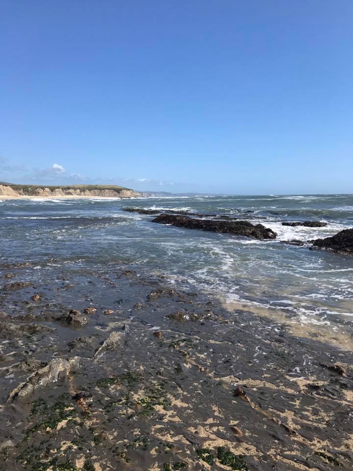 The ocean at Half Moon Bay, CA