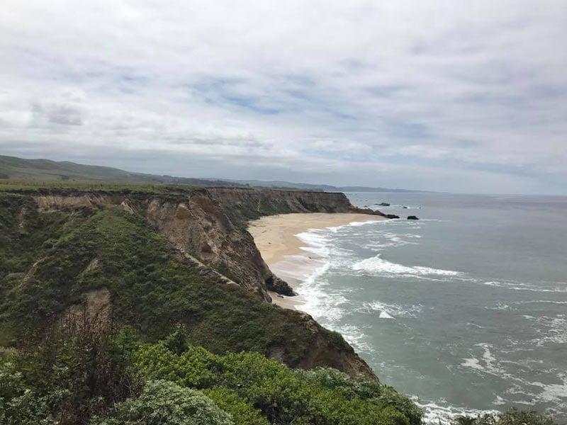 The coast at Half Moon Bay, CA