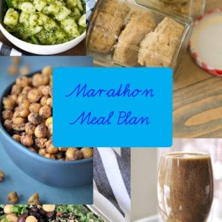 Week 1 Marathon Meal Plan