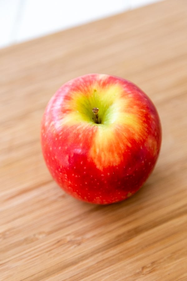 A red apple.