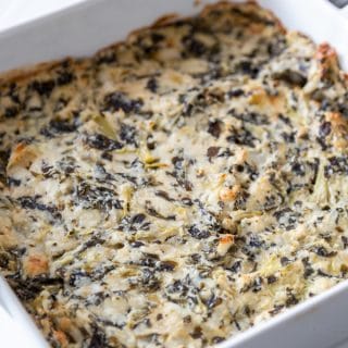 Easy Vegan Hot Spinach Artichoke Dip - Veganosity