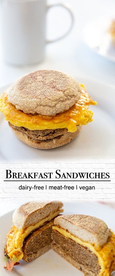 Vegetarian Breakfast Sandwich With Egg, Cheese & Plant-based Sausage - Jack  & Annie's